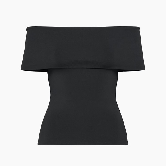 Aritzia Contour Off-Shoulder Sleeveless Hip Top – Black (XS) - Picture 10 of 10